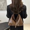 Retro Large Capacity Women's Tote Bag able Casual Double Shoulder Backpack for Autumn Winter Arrival Trendy Handbags