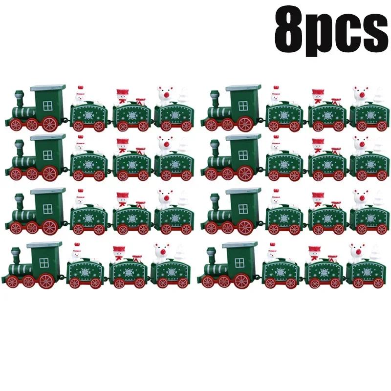 Train Christmas Ornament Merry Christmas Decoration Train Toy for Home Santa Claus Gift Xmas New Year Decoration 2025 Xmas Gifts