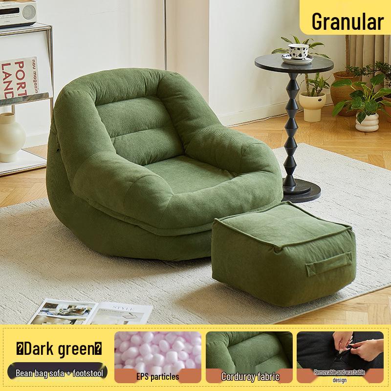 Compact Tatami Balcony Stool: Convertible Sleeper & Lounge Nest