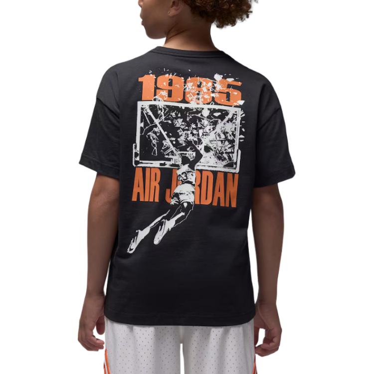 Jordan T-Shirt Round Neck Logo Short Sleeve Kids tops IO2465-045