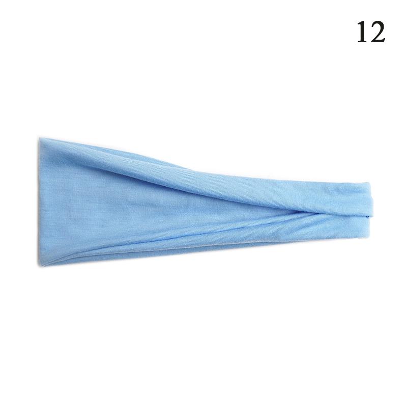 1 PC Women Headband Turban Solid Color Elastic Hair Bands Yoga Hairband Fashion Makeup Hair Hoop Hair Accessories