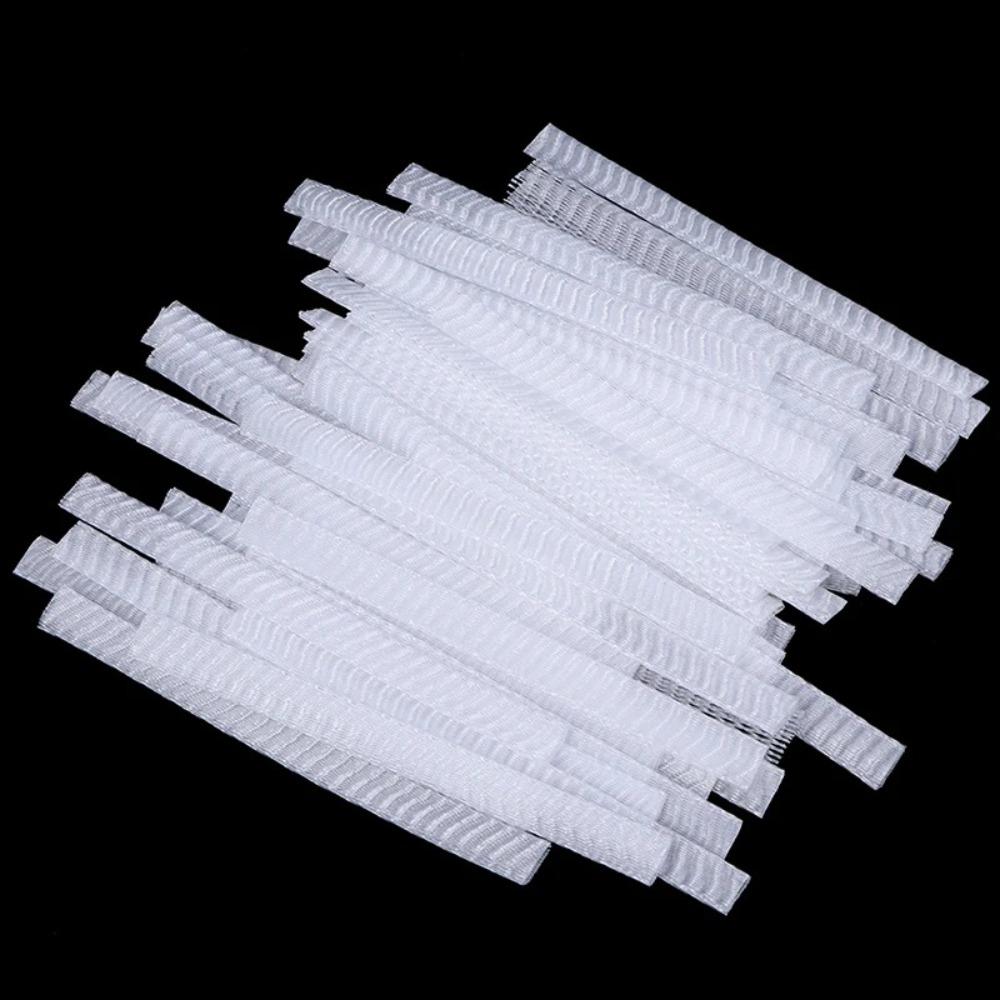 100Pcs/set Transparent Rose Protective Covers Soft Convenient Makeup Brushes Net Flexible Mesh Flexible Protectors Cover