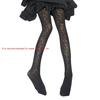 Women Spring Summer Sexy See Through Silky Pantyhose Stockings Leopard Print Jacquard Patterned Black Tights Hosiery