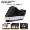 In-Stock Oxford Cloth Motorcycle Cover: Sun & Rain Protection, Full Electric Vehicle Dustproof Heat Shield