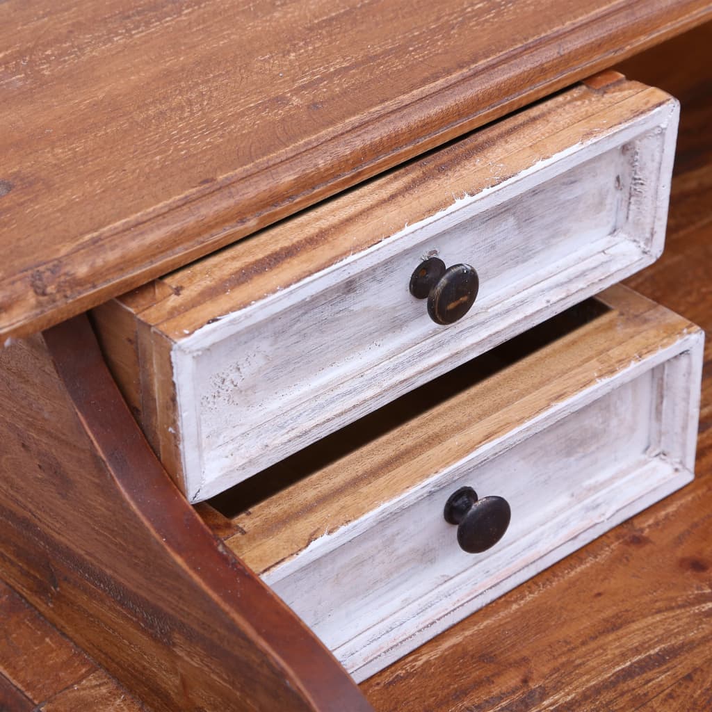 Desk with Drawers 90 x 50 x 101 cm Reclaimed Solid Wood