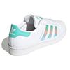 Adidas Originals Superstar Low Top Sneakers Women Sneakers White Green Blue GZ2798