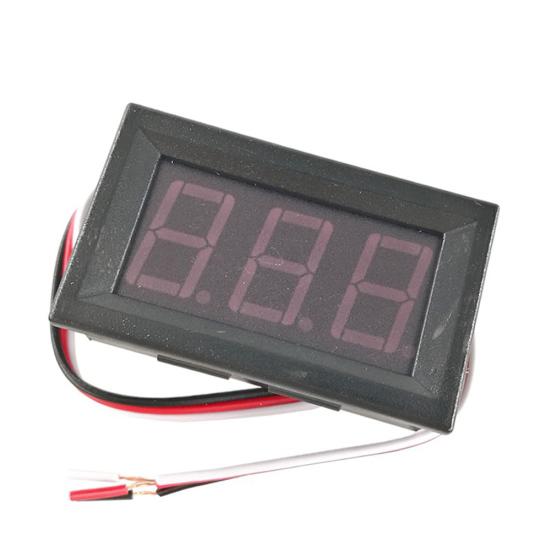 მინი 0.56 დიუმიანი LED ციფრული DC 4.5V-30V ვოლტმეტრი ვოლტ ძაბვის პანელის მრიცხველი
