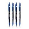 Uni-Ball Air UBA188M 0.5 Mm Roller Ball Pens Blue Ink Pack of 4 Smooth Writing Ergonomic Grip