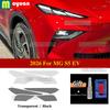 2026 For MG S5 EV Exterior Headlight Light Black Protect Sticker Front Lamp Transparent Anti-Scratch Wrap Cover Car Pillar Film