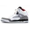 Air Jordan Spizike 'White Cement' (Unisex) White / Varsity Red-Cement Grey-Black Vintage Basketball Shoes 315371 122