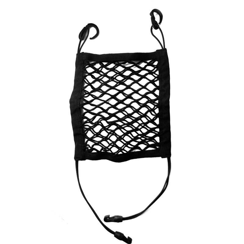 Car Seat Back Storage Net Organizer - Hanging Partition Bag for In-Car Use