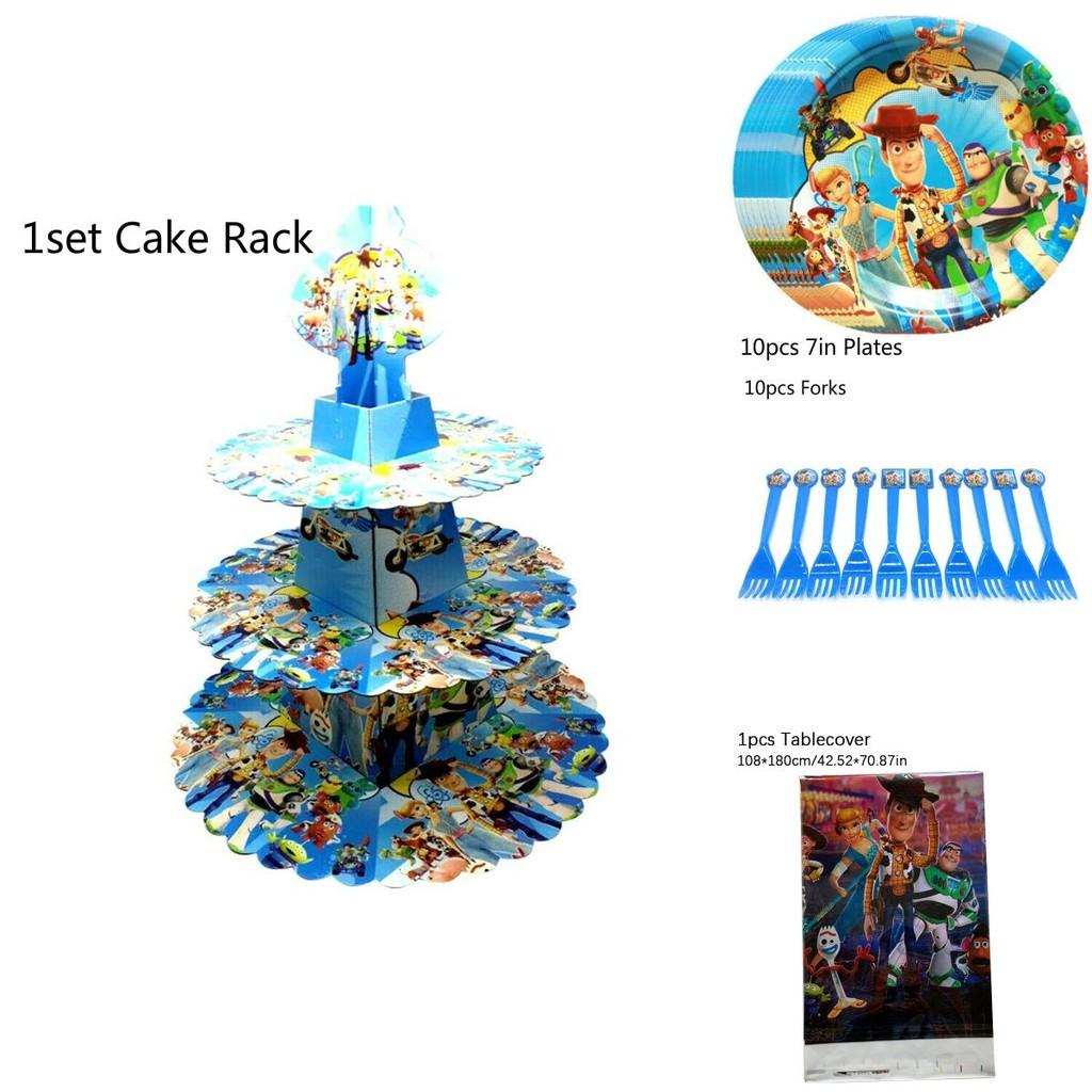 Toy Story Buzz Woody Bo Peep Birthday Party Supplies Featuring Colorful Plates Cups And Banners For Ultimate Celebration