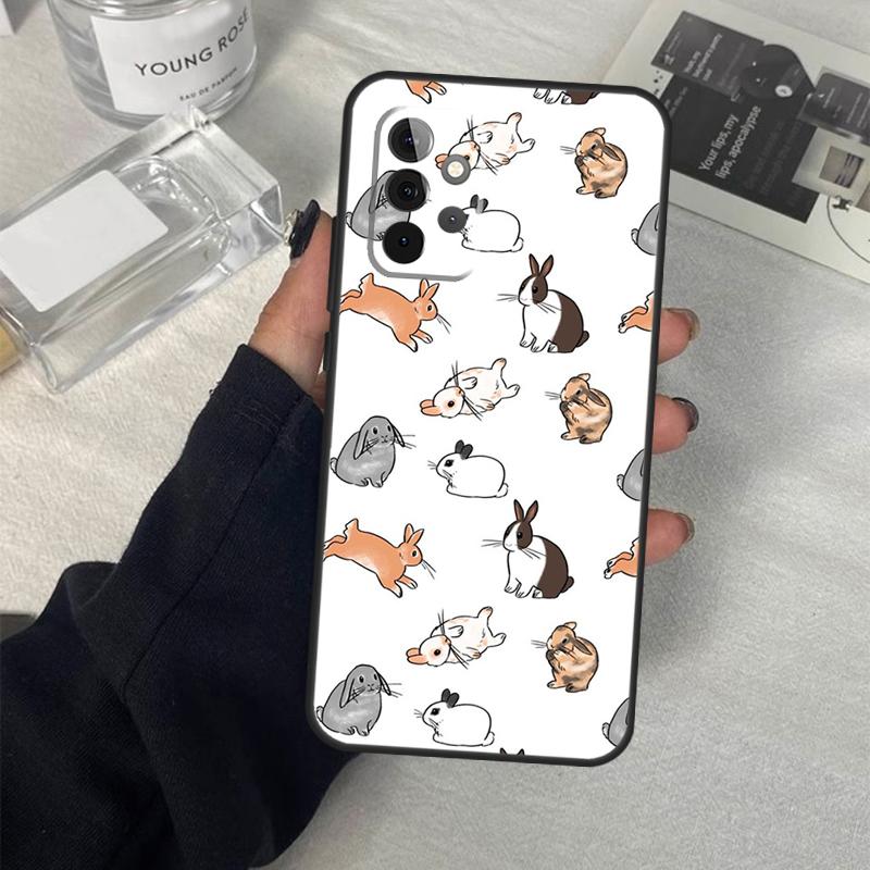 Rabbits Bunnies For Samsung Galaxy A52 A42 A32 A22 A12 A13 A23 A33 A53 A51 A71 A14 A24 A34 A54 Phone Case