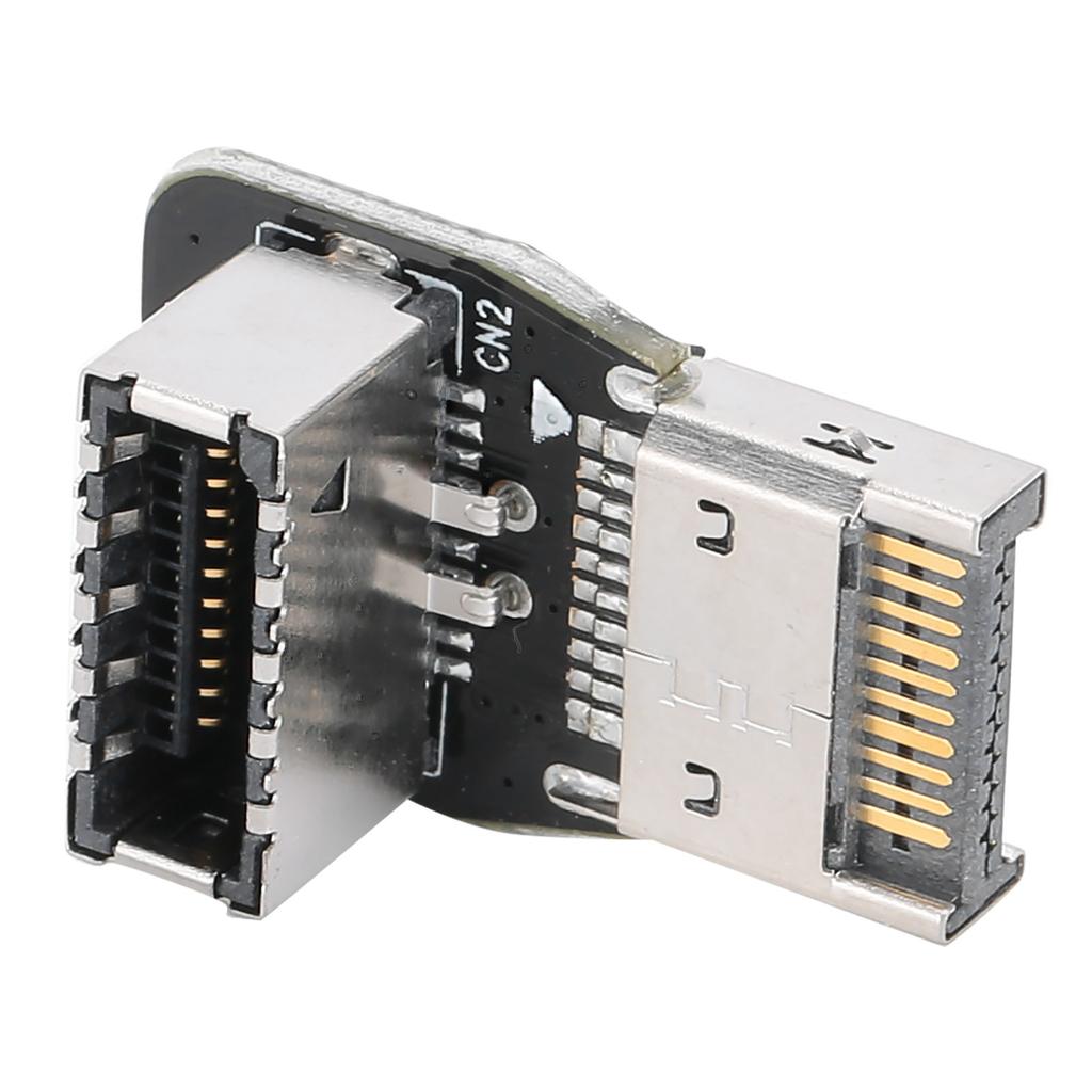 Przedni adapter TYPEE Nagłówek Płyta główna PC USB3.1 10G Kolanko kierunkowe 90 stopni Konwerter PH74B