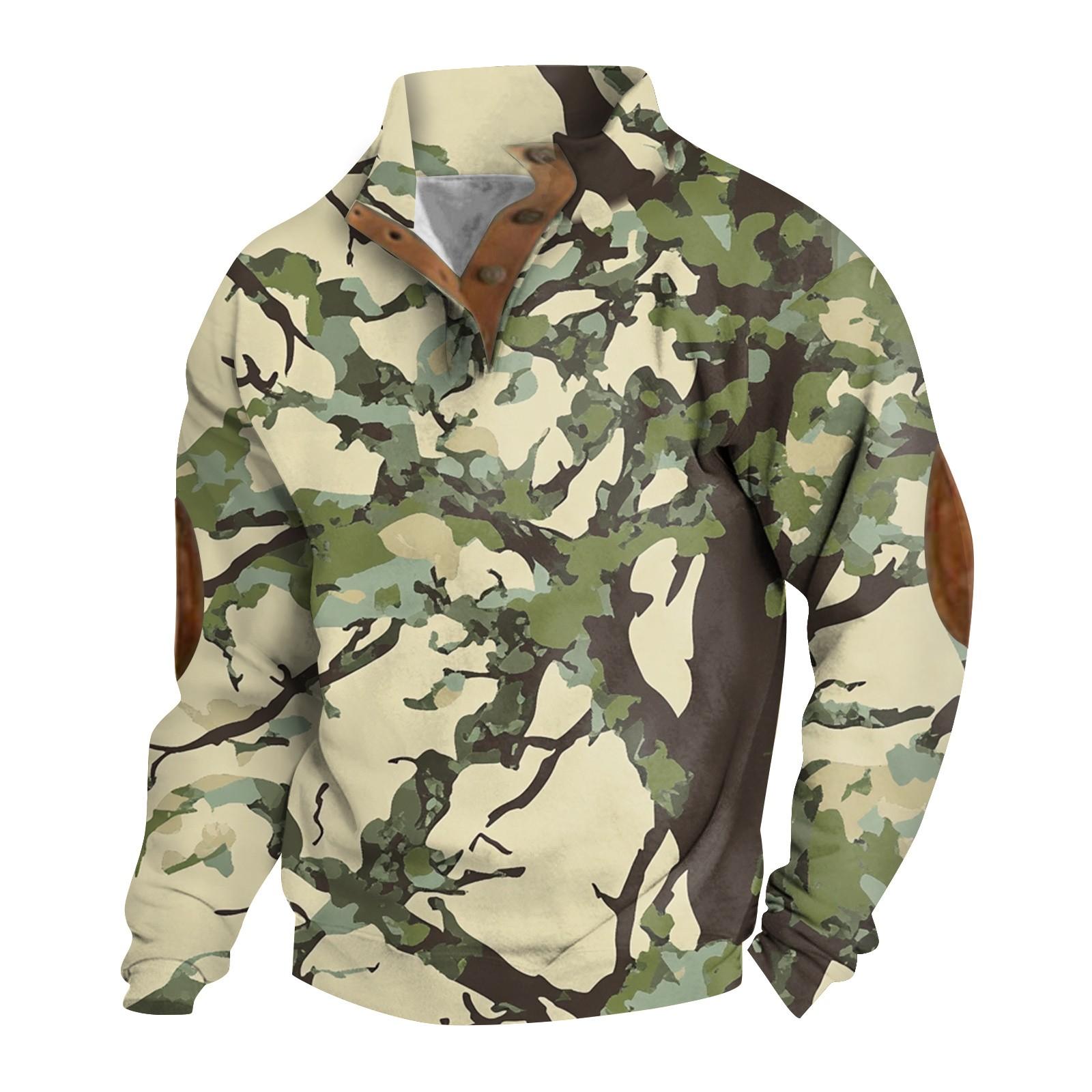 Весенняя и мужская толстовка с воротником-стойкой — это повседневные свитера для активного отдыха, топы L