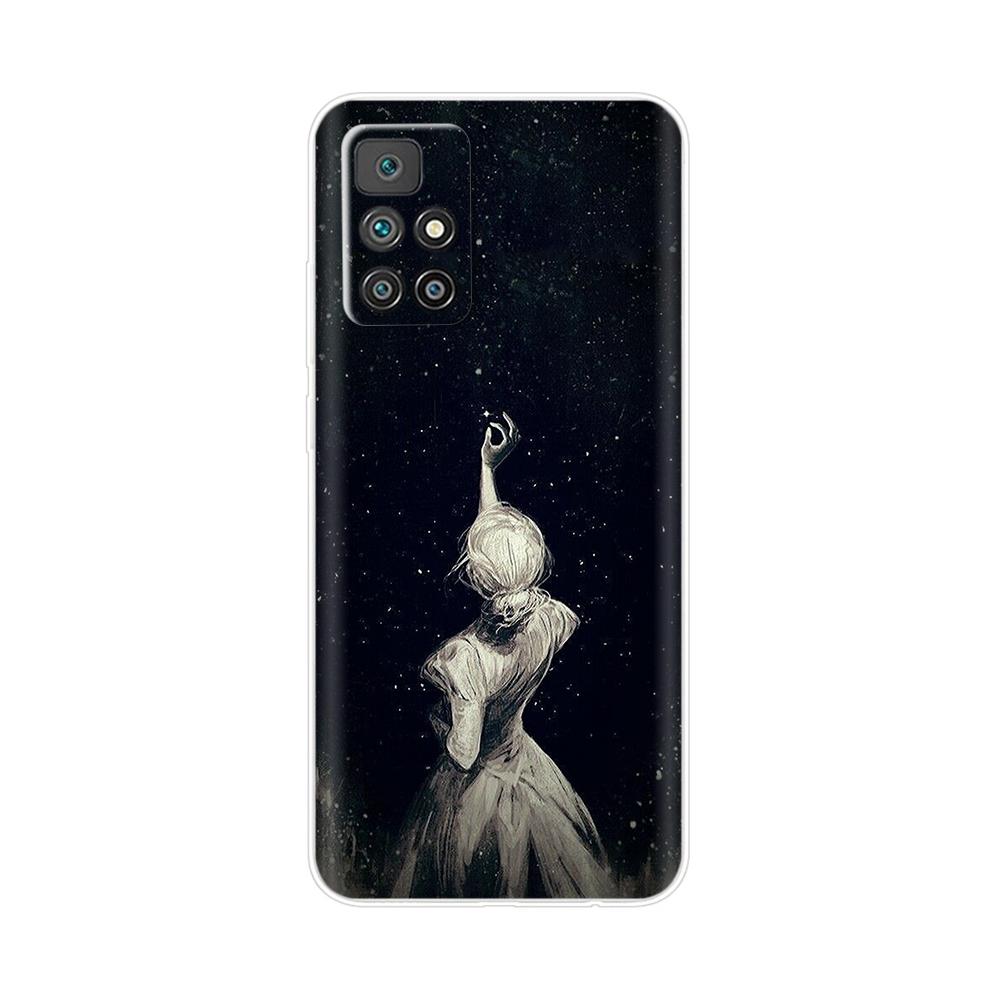 Cover For Xiaomi Redmi 10 Case For Redmi 10 2022 Coque Phone Case Silicone Bumper Shockproof Back Cover For Redmi 10 Fundas 6.5"