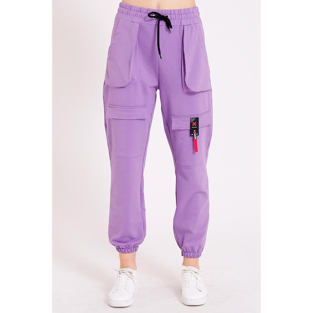 Buy Casual Design Women's Sweatpants With Cargo Pockets at affordable
