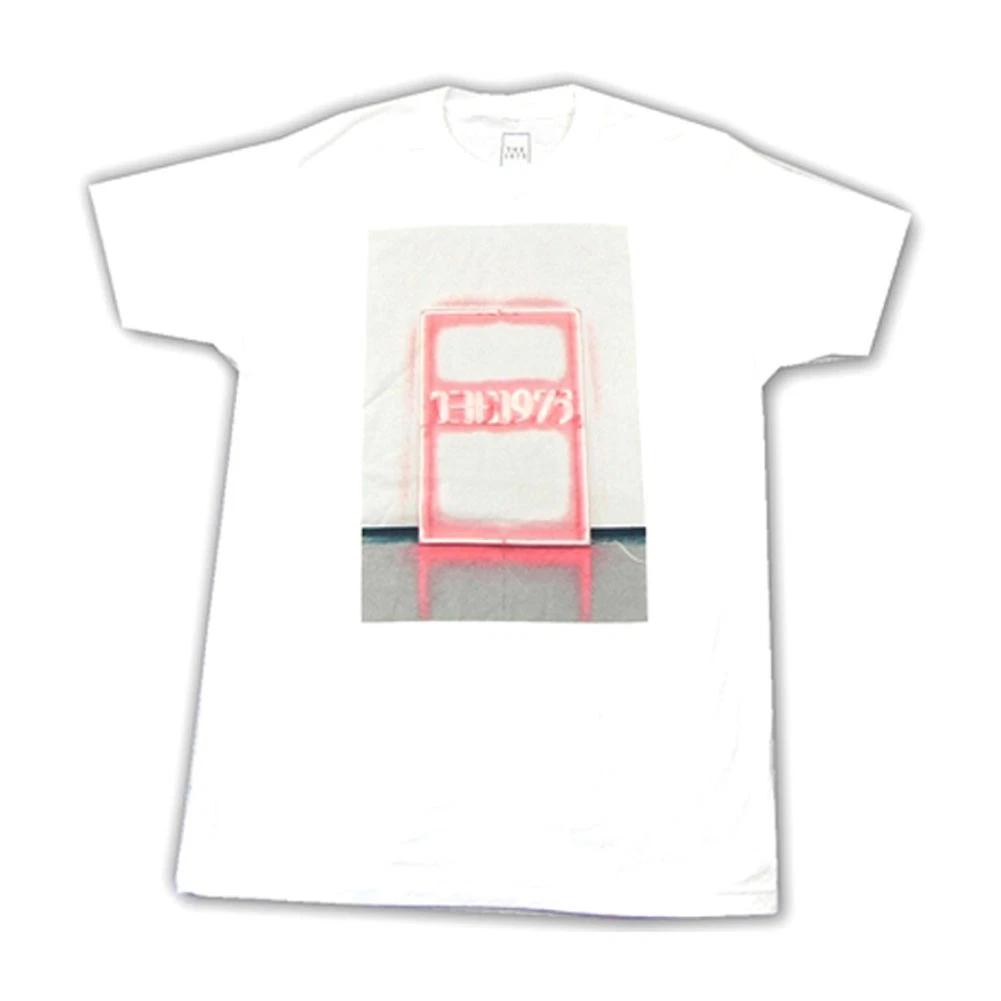 Men s 1975 Neon Sign 2016 Spring Tour T-shirt XX-Large White XXXL