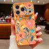 Cartoon Colorful Flowers Magnetic Phone Case For iPhone 17 16 15 14 13 Pro Max For Magsafe Wireless Charge Lens Protect Cover