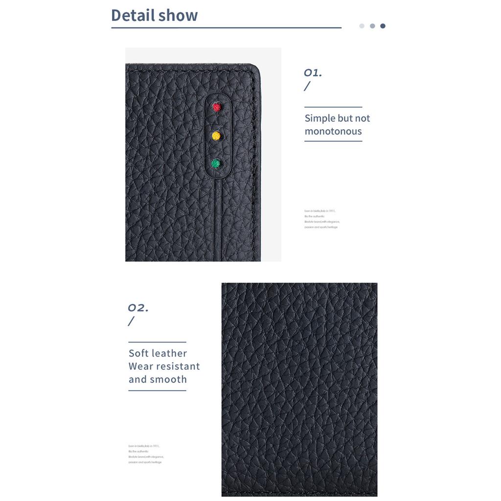 Slim PU Leather Wallet with RFID Blocking for Men Women Small Credit Card Holder Driver License Protective for Case