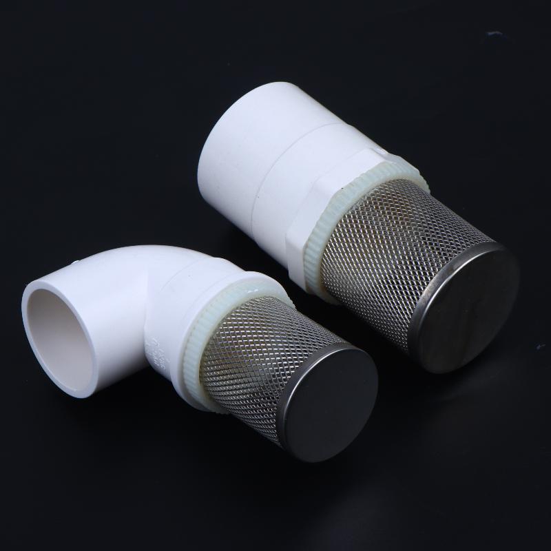 20~63Mm 304 Stainless Steel Filter Pvc Pipe For Small Aquarium Tank Water Pump Inlet Tube Filter Garden Drip Irrigation Filter