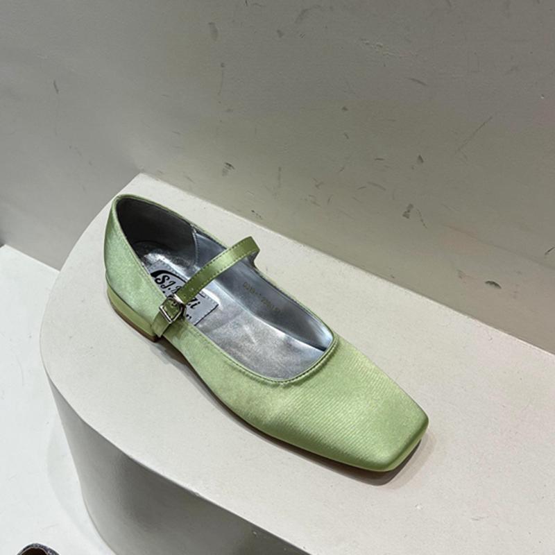 Fashion SUOJIALUN 2025 Summer Women Flat Shoes Round Toe Shallow Soft Ballerina Shoes Ladies Casual Dress Ballet Loafers Classics Mujer