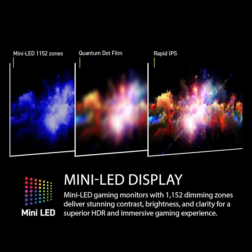 MSI MPG 274URDFW E16M 27-inch 3840 X 2160 (UHD) Gaming Monitor, 160Hz, AMD Adaptive Sync, HDR, HDMI, VGA Ports, VESA Mountable, Tilt, 4-Sided Slim Bez