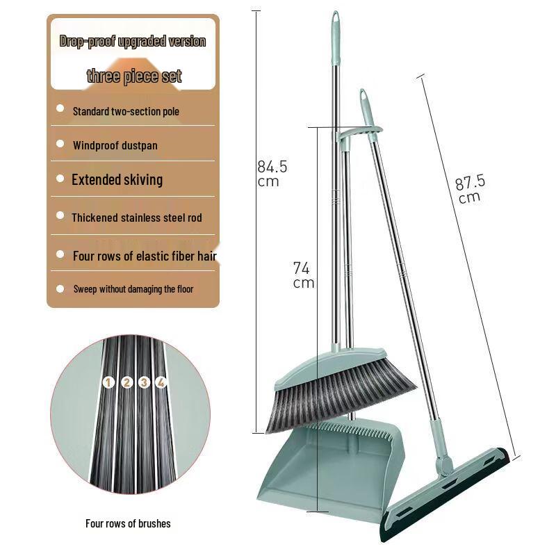 Bingyao Household Cleaning Broom & Dustpan Set
