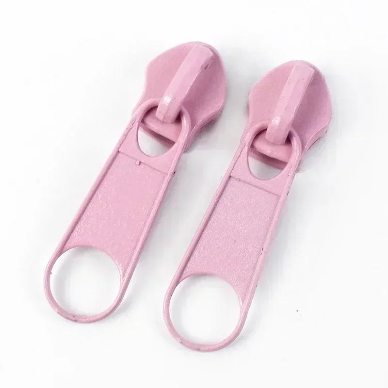 50/100/200Pcs Meetee 3# 5# Nylon Zipper Puller Bags Garment Zip Slider Backpack Pocket Zips Repair Kits DIY Sewing Accessories