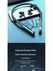 2025 Neckband Bluetooth Earphones: Long Battery, High Sound Quality for Sports. Compatible with Apple & Huawei.