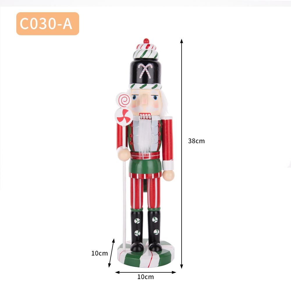 Christmas Candy House-Style Nutcracker Figurine