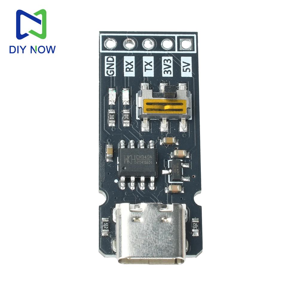 USB to TTL Serial Module  3.3V-5V Logic Level Toggle Switch Serial Conversion Module for IoT Devices STM32 Development Boards