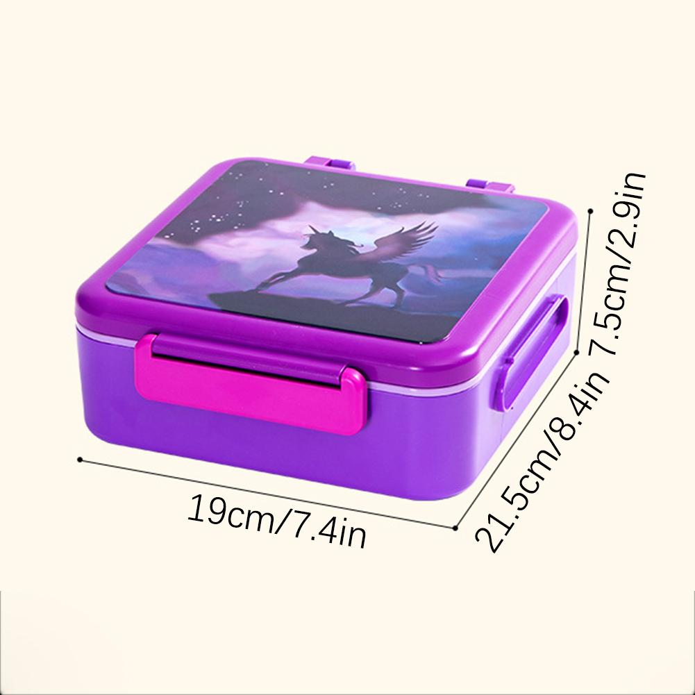 Bento Box For Kids Adult With Cutlery Snack Box For Outdoor Activities