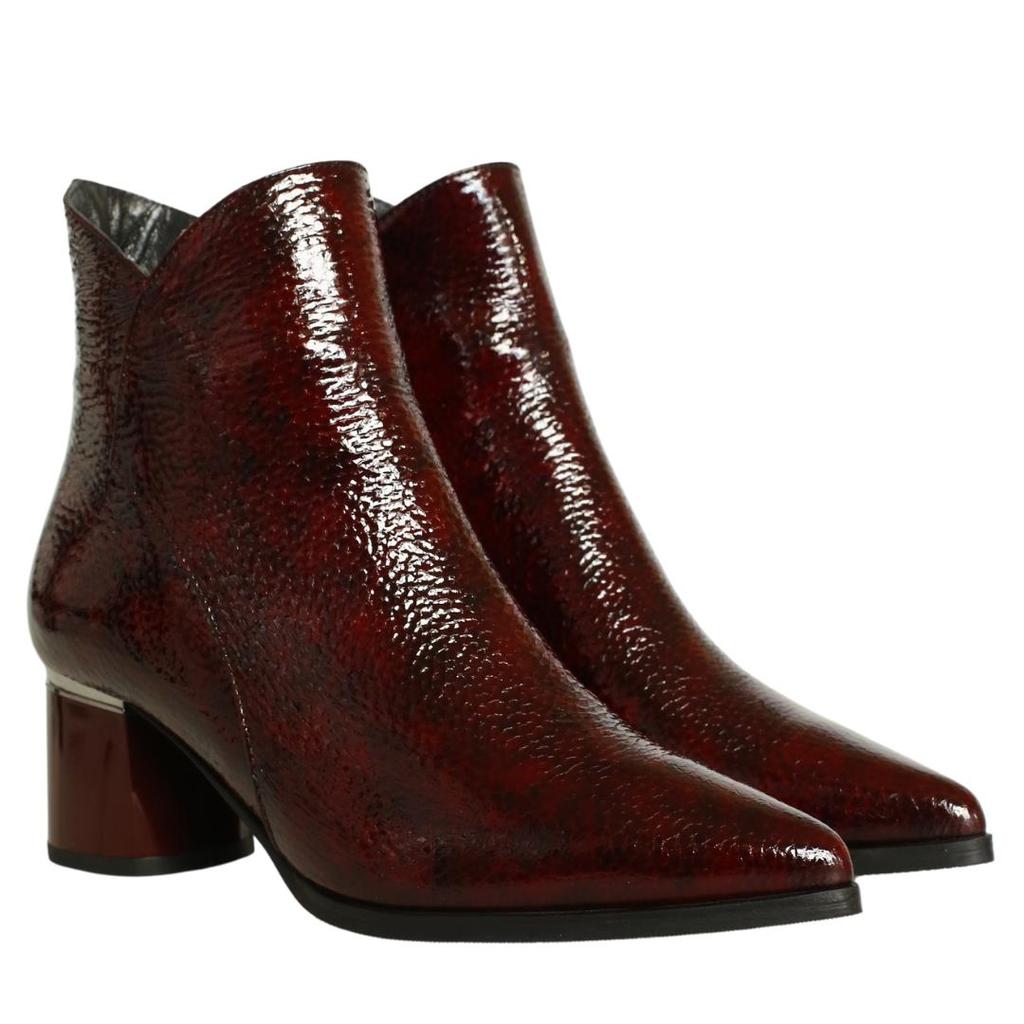 Damen Stiefel aus echtem Leder mit hohem Absatz