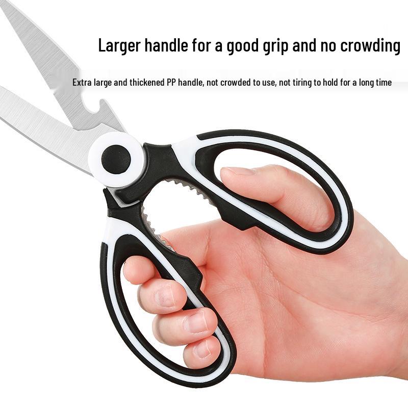 Heavy-Duty Multifunctional Kitchen Scissors for Cutting Vegetables, Fish, Chicken Bones, and Barbecue