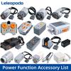 Para Power Functions Peças Technic Kit de Motor Servo Motores P/M/GXL Caixa de Bateria de Lítio Receptor de Controle Remoto 2.4G para Legoeds