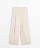 Masimodutti Crop Wide Leg Fluid Pants