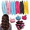 1Pc New Polka Dot Hair Curl Pear Flower Head Curl Creative Sponge Dry Hair Sleep Curling Iron Lazy Magic Curler