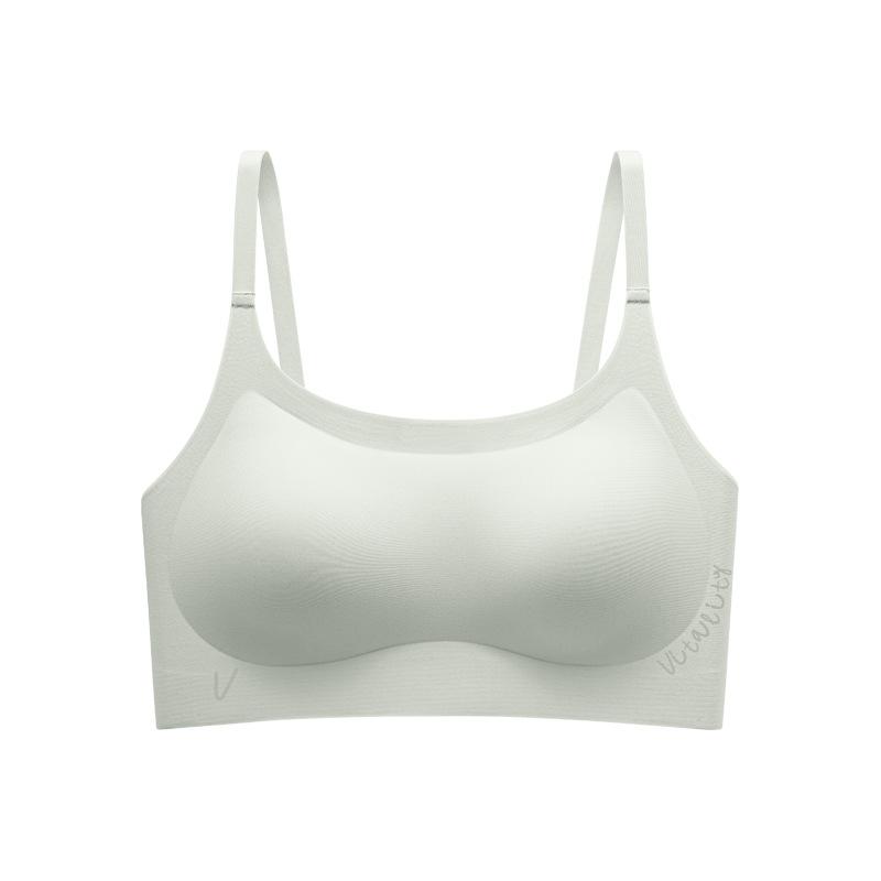 Traceless underwear women's liquid foundation invisible gathering soft support summer suspender beautiful back bra cover