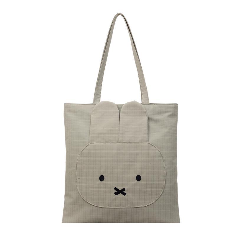 Large Capacity Miffy Tote Bag for Women - Versatile Plaid Commuter, Handbag, Shoulder Bag.