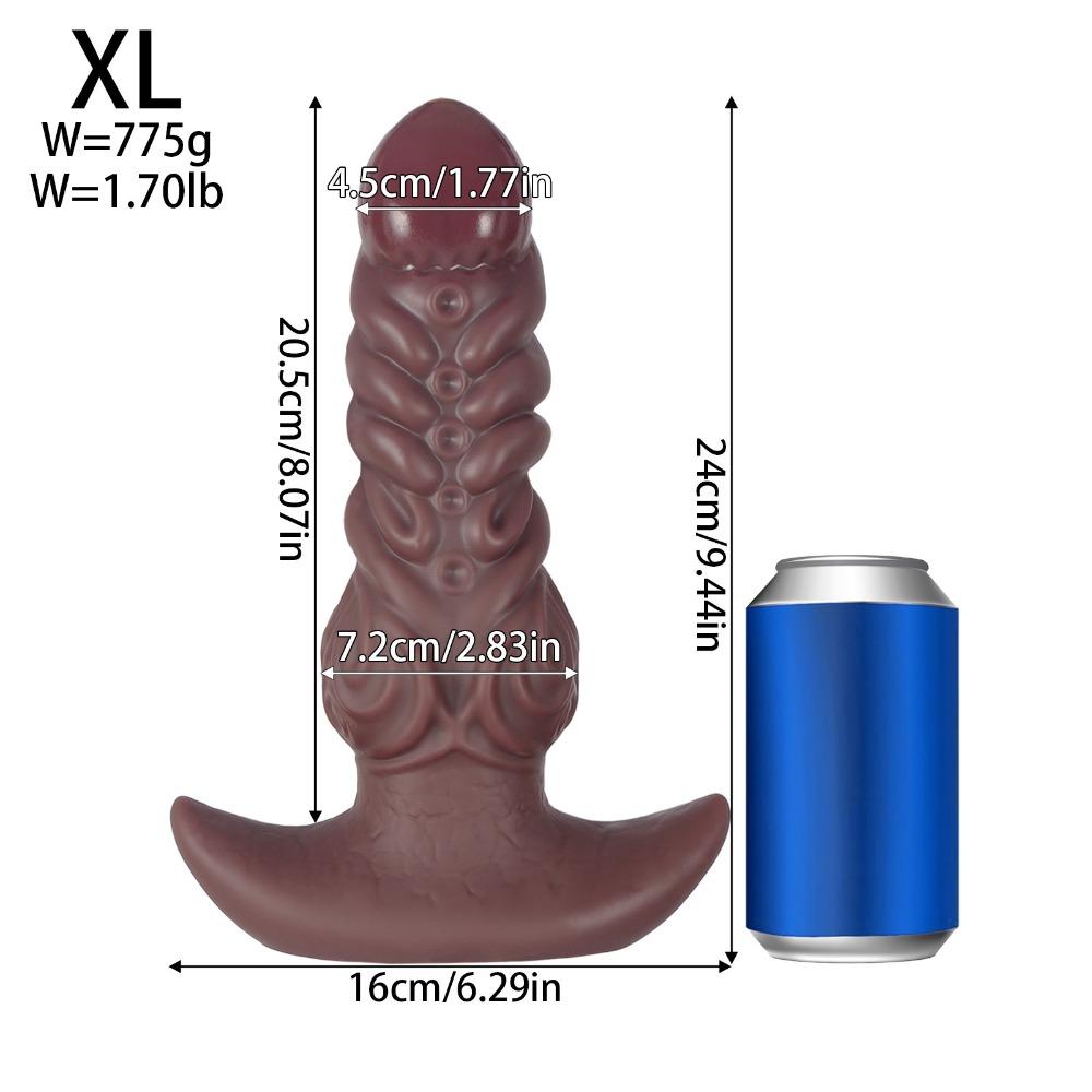 Realistischer Tier-Silikon-Analstecker Unisex Anal-Expander Erwachsenenspielzeug