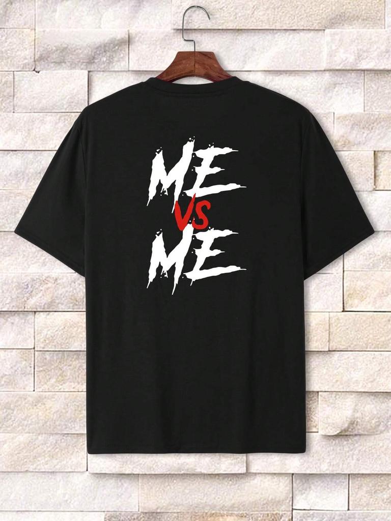 Já vs Já Pánské Bavlněné Tričko Luxusní Značka Móda Nadměrná Velikost Top Ležérní Krátký Rukáv Streetwear Klasický Potisk Novinka Tričko S-4XL