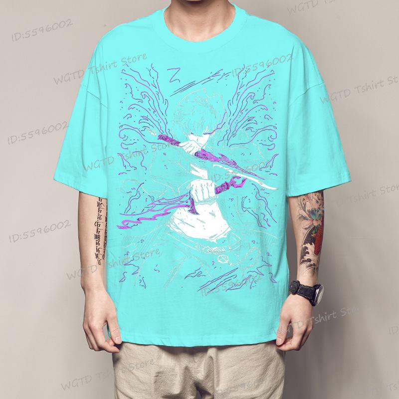 Solo Leveling T-Shirt Sung Jinwoo New Anime Manga Black Shirt Tee All Size Pro Choice Graphic T Shirts Oversized Vintage CLOTHES