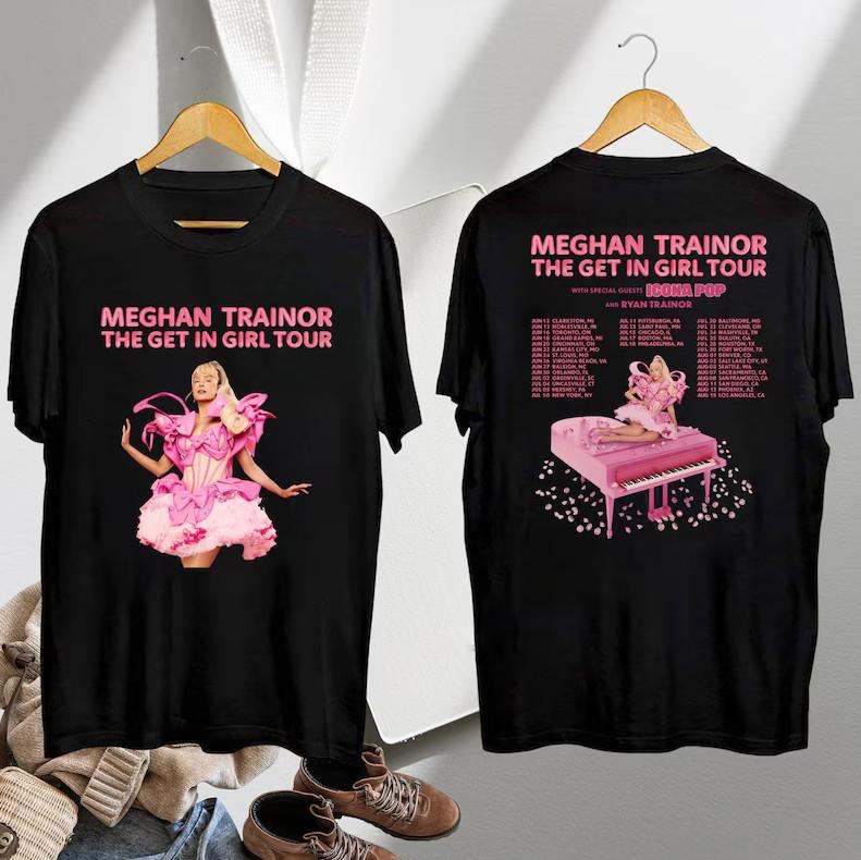 Meghan Trainor The Get In Girl Tour 2026 T-Shirt | Fan Gift Merch M