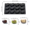 Food Grade Silicone Mousse Cake Mold 6/12-Cell DIY Soap Mold Silicone Mold  Dessert Making