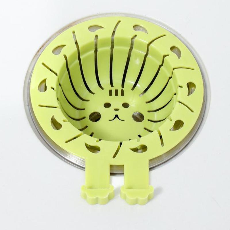 Kitchen Sink Filter Basket Leftover Food Residue Filter Sewage Blockage Prevention Anti Dirty Hand Adjustable Drain Basket