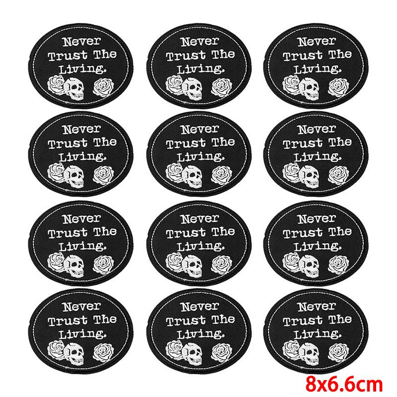 10 Pcs/lot Wholesale Embroidery Patch Iron On Patches For Clothing Patches On Clothes Jackets Decor Applique Sew Supplies