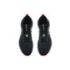 Li Ning Soft Series One Piece Woven Shock Absorbing Breathable Low Top Casual Shoes Men Sneakers Black White ARSR019-2