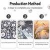 Egret Pearl Painting Handmade DIY 5D Creative Ornaments Living Room Home Decoration Painting