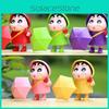Crayon Shin Raincoat Chan Pvc Action Figure Model For Home Office Fans Anime